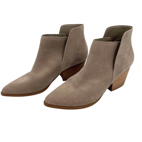 Dolce Vita Daine Bootie in Sage Size 11 Taupe Tan Grey Suede Ankle Boot Classic - Picture 3 of 13